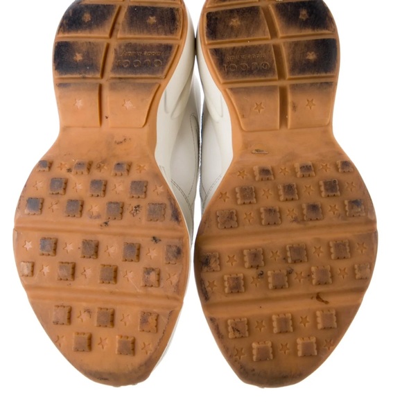 Gucci Rython Leather Low Top Chunky Sneakers Size 8 or 8.5 - Picture 4 of 5